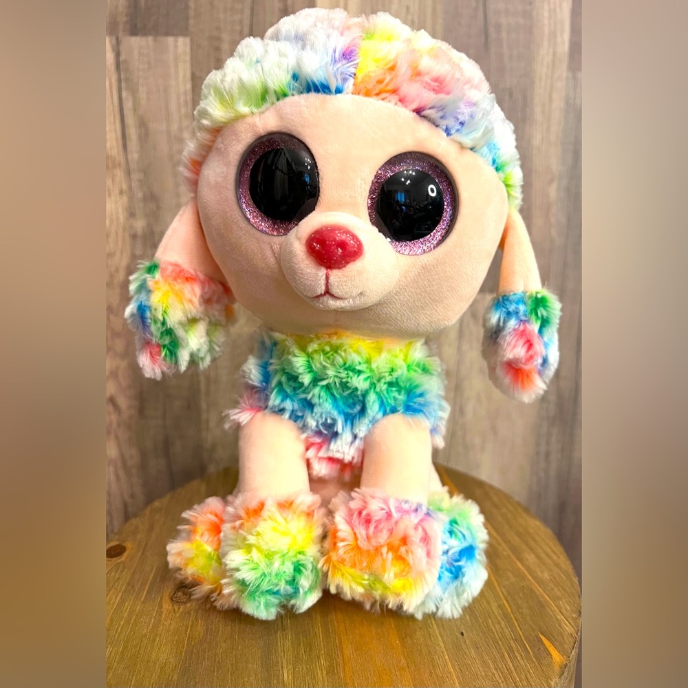 Rainbow Beanie Boo Poodle *Like New!